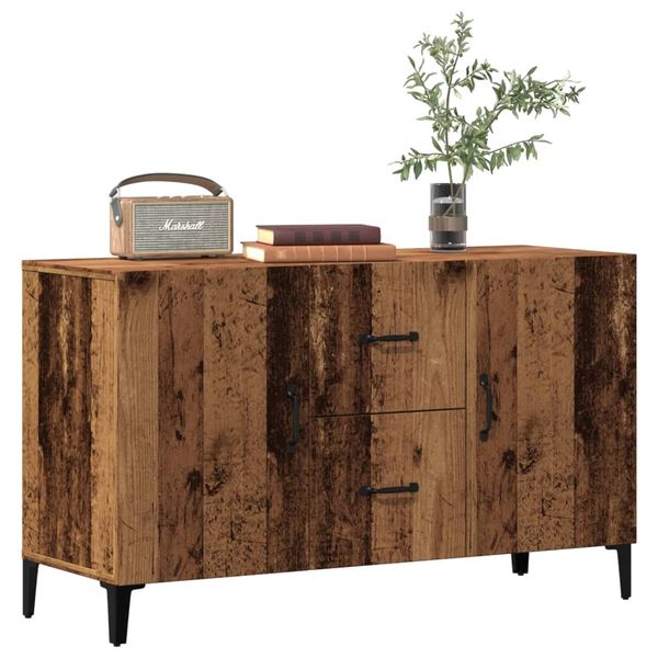 vidaXL Komoda čierna 100x36x60 cm kompozitné drevo