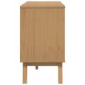 vidaXL Komoda OLDEN, hnedá 114x43x73,5 cm, borovicový masív