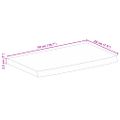 vidaXL Stolová doska živá hrana 50x20x2,5 cm masívne mango