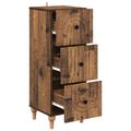vidaXL Zásuvkový kabinet 33 x 34,5 x 90 cm Kompozitné drevo