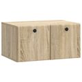 vidaXL Nástenná TV skrinka 59,5 x 41 x 30 cm Dub sonoma