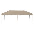 vidaXL Prístrešok na párty 575 x 290 x 245 cm Krémová