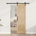 vidaXL Posuvné dvere ORKDAL 61 x 198,5 cm Borovicový masív Prírodná