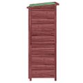 vidaXL Záhradná kôlňa káva mocha 83x57x140 cm masívna borovica