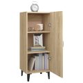 vidaXL Komoda dub sonoma 34,5x34x90 cm spracované drevo