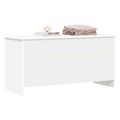 vidaXL Úložná truhlica Biela 100 x 40 x 50 cm Kompozitné drevo