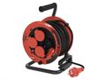 Predlžovací kábel EMOS P084256 na bubne 25 m / 4 zásuvky / guma / 230 V / 1,0 mm2 / IP44