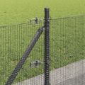 vidaXL Zvarené drôtené pletivo s betónovým základom 100 x 0,5 m Sivá