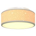 vidaXL Stropná lampa so bodmi Sivá 30 x 30 x 13,5 cm látka