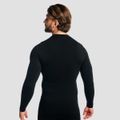 Tričko s dlhým rukávom Fuse Black - GymBeam, veľkosť XL