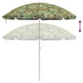 vidaXL Záhradný slnečník 240 cm 170T polyester Maskáčová