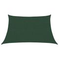 vidaXL Tieniaca plachta 160 g/m² tmavozelená 3/4x2 m HDPE