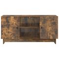 vidaXL TV skrinka 102 x 34,5 x 50 cm Dymový dub Kompozitné drevo