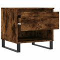 vidaXL Konferenčné stolíky 2 ks dymový dub 50x46x50cm kompozitné drevo