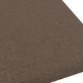 vidaXL Nástenné panely 12 ks hnedé 30x30 cm látková 1,08 m²