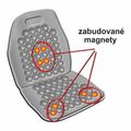 Poťah sedadla masážny s magnetmi čierny