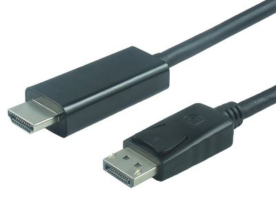 PremiumCord DisplayPort na HDMI kábel 5m M/M