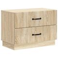 vidaXL Nočný stolík Dub sonoma 62 x 34,5 x 44,5 cm Kompozitné drevo