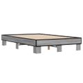 vidaXL Posteľný rám sivý sonoma 135x190 cm kompozitné drevo a kov