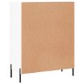 vidaXL Komoda biela 69,5x34x90 cm kompozitné drevo