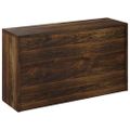 vidaXL Lavica na topánky dymový dub 80x24x45 cm spracované drevo