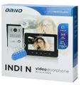 Videozvonček ORNO OR-VID-VP-1069/B, INDI N, rodinný, LCD 7", čierny Videozvonek ORNO OR-VID-VP-1069/B, INDI N, rodinný, LCD 7", černý