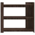 vidaXL Konzolový stolík hnedý dub 100x35x90 cm kompozitné drevo