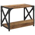 vidaXL Stojan na tlačiareň Staré drevo 44 x 26 x 31.5 cm