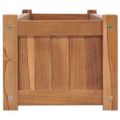 vidaXL Vyvýšený záhon 150x30x25 cm, tíkový masív
