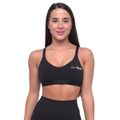Športová podprsenka String Essence Black - GymBeam, veľkosť XS