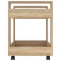 vidaXL Stolový vozík dub sonoma 60x45x60 cm spracované drevo