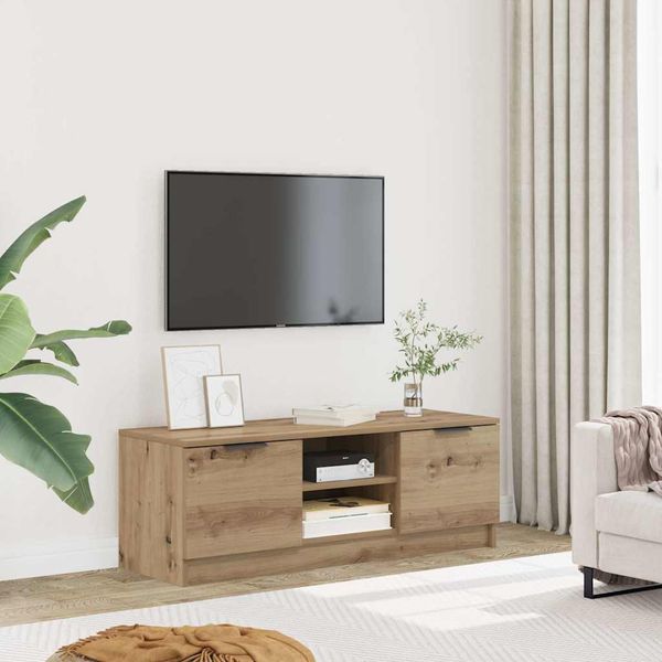 VidaXL TV skrinka Artisan Dub 102x35x36,5 cm Drevo