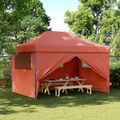 vidaXL Párty stan 279 x 410 x 315 cm Tehlová Oxfordská látka