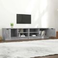 vidaXL TV stolíky 2 ks betónovosivé 80x35x36,5 cm spracované drevo
