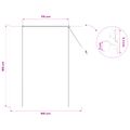 vidaXL Roleta Hnedá 160 x 160 cm Bambus