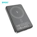 BWOO P82 BO 10000mah 15w externá batéria bezdrôtové nabíjanie tmavošedá