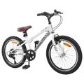 vidaXL Horský Bicykel 24 Palcov 6-Rýchlosť pre 8-12 rokov Biela
