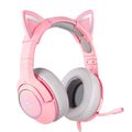 Herné slúchadlá ONIKUMA K9 Pink RGB