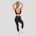Dámske legíny Flow Black - GymBeam, veľkosť M