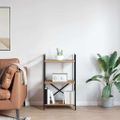 vidaXL Regál na knihy 3 úrovní 56 x 34 x 96 cm Kompozitné drevo