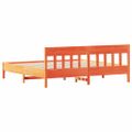 vidaXL Posteľ bez matraca voskovo hnedá 180x200 cm masívna borovica
