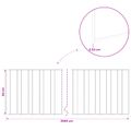 vidaxl Obrubník trávnika 20 m x 30 cm Pozinkovaná oceľ Strieborná