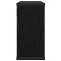 vidaXL Plávajúce police 2 ks Čierny dub 80 x 15 x 30 cm