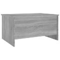 vidaXL Konferenčný stolík sivý sonoma 80x55,5x41,5 cm spracované drevo