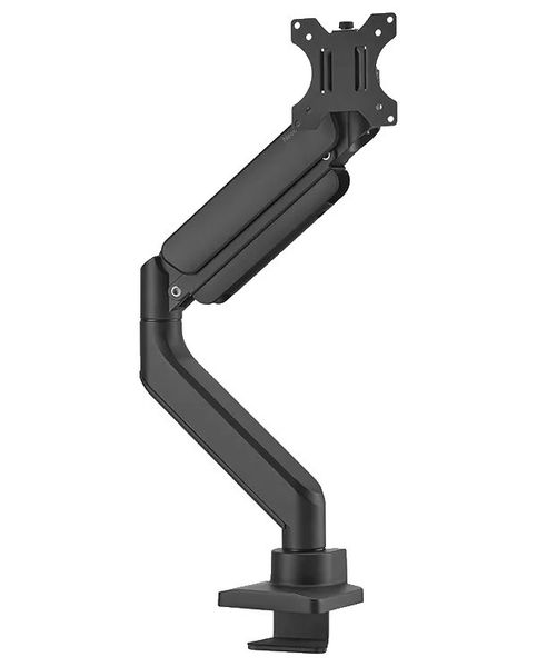 Neomounts DS70PLUS-450BL1/Držák zakřiveného displeje/na stůl/17-49"/svorka+průch./VESA 100X100/nosn.18kg/plyn.píst/1 di Držák, VESA, stolní, pro zakrivený monitor, úhloprícka 17"–49", náklon, otácení, rotace, nosnost 18kg, cerný