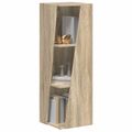vidaXL Bočná polica 33 x 32 x 100,5 cm Kompozitné drevo Sonoma dub