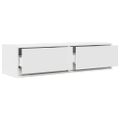 vidaXL TV skrinka 100 x 31 x 25,5 cm Biela Kompozitné drevo