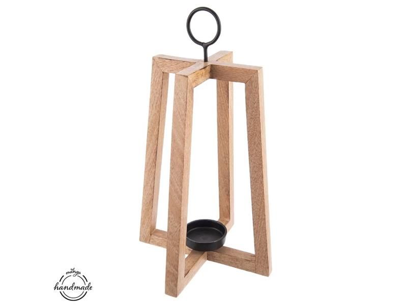 ORION svietnik z mangového dreva 44 cm