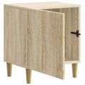 vidaXL Nočný stolík Dub sonoma 43 x 34,5 x 50 cm Kompozitné drevo