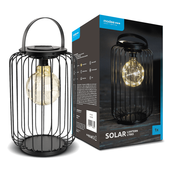 Modee záhradná solárna LED lampa-lampáš LT003 28 cm (ML-LT003)